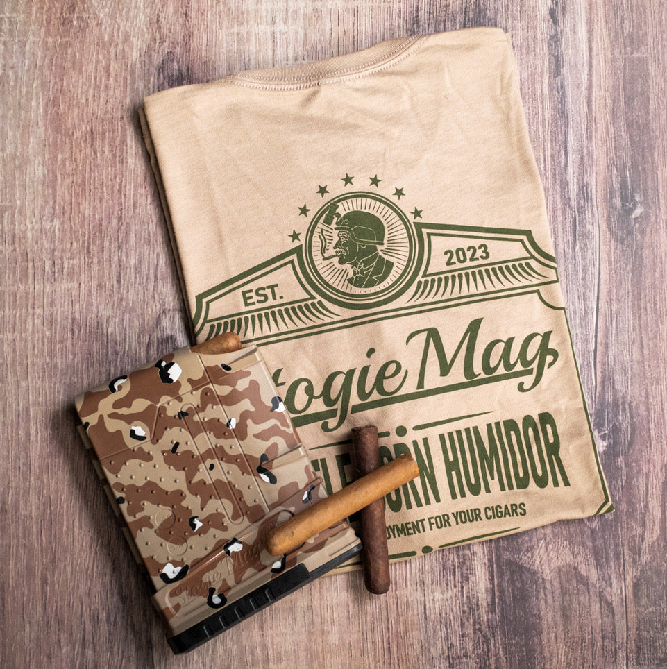 Stogie Mag Travel Humidor—Chocolate Chip Camouflage (LIMITED EDITION)