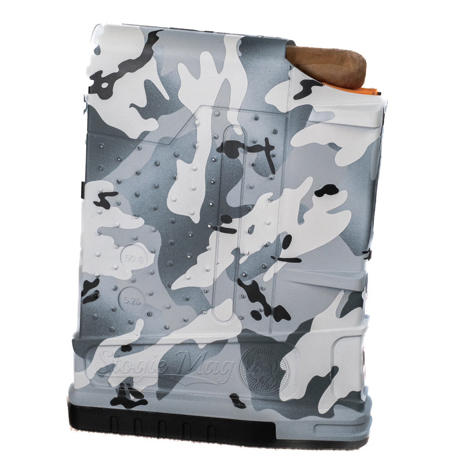 Stogie Mag Travel Humidor—Winter Camouflage (LIMITED EDITION)