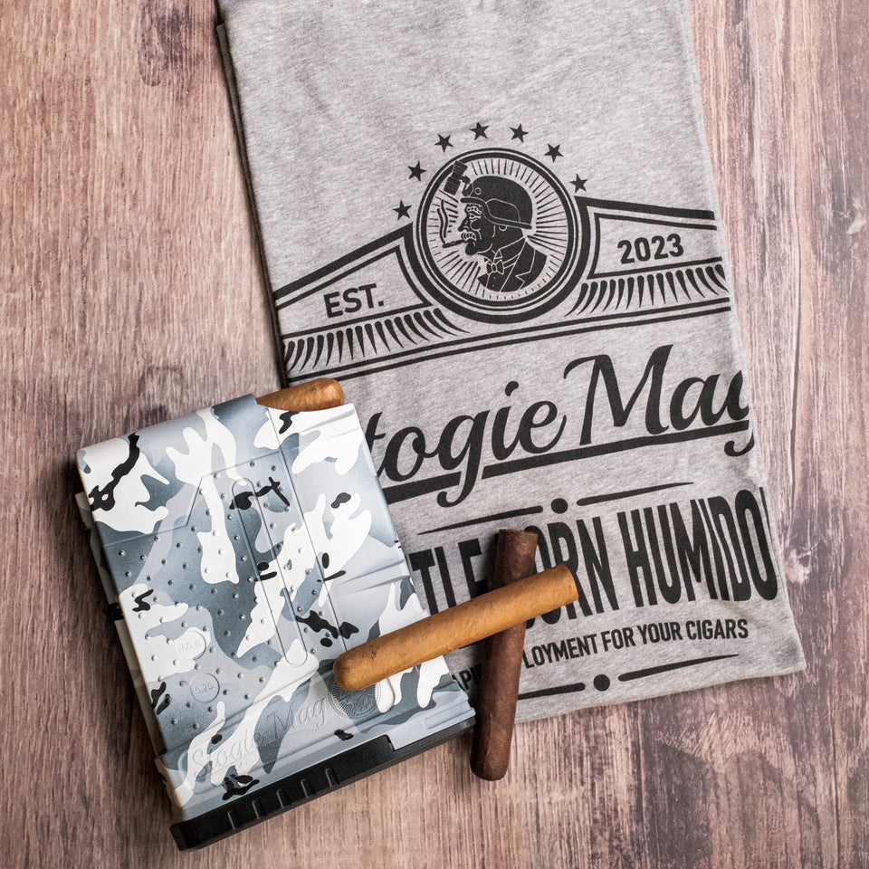 Stogie Mag Travel Humidor—Winter Camouflage (LIMITED EDITION)